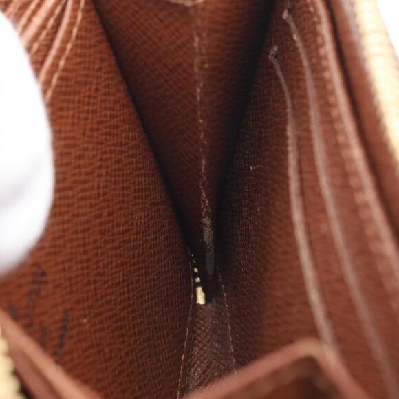 LOUIS VUITTON Brown Monogram Coated Canvas Wallet - Picture 9 of 10